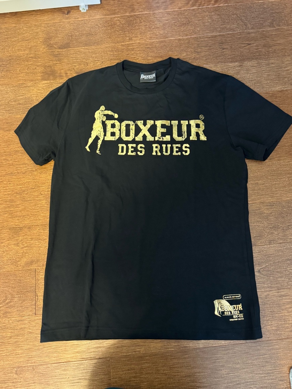 Boxeur Des Rues Men's Black Short-Sleeve Logo Tee
